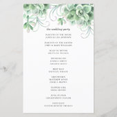 Papier Aquarelle succulente. Mariage de cactus verdoyant (Dos)