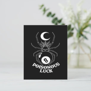 Papier Araignée Lune Chance Poisoneuse