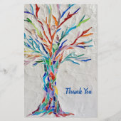 Papier Arbre de Merci de vie (Devant)