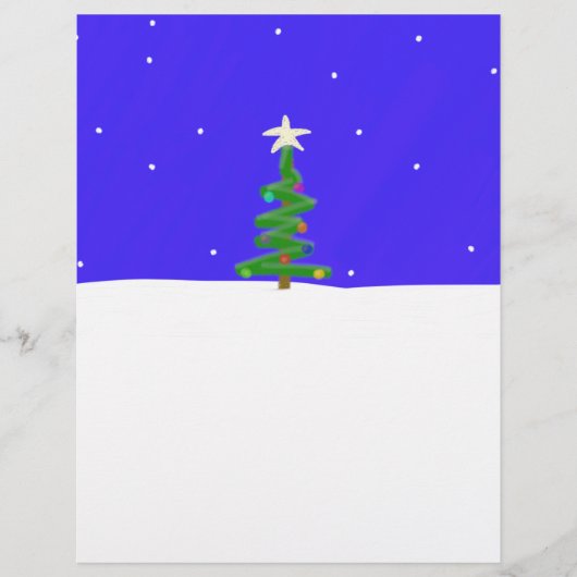 Papier Arbre de Noël (Devant)