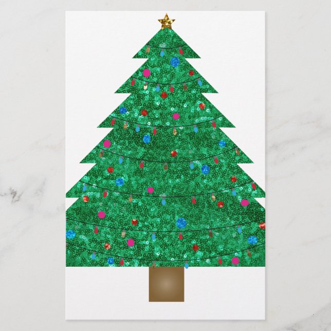 Papier arbre de Noël (Devant)