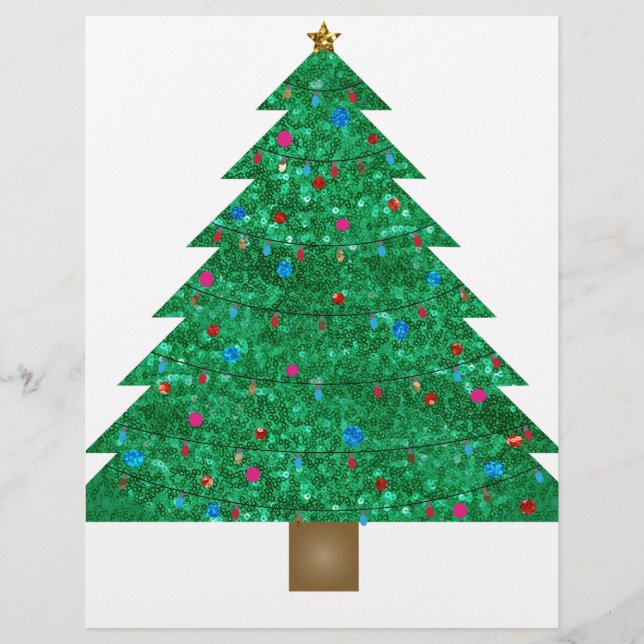 Papier arbre de Noël (Devant)