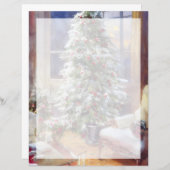 Papier Arbre de Noël à l'ancienne (Devant / Derrière)
