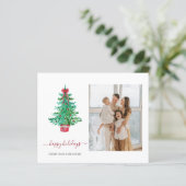 Papier Arbre de Noël budgétaire Nous avons déplacé les Ca (Debout devant)