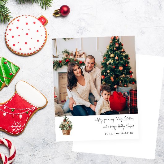 Papier Arbre de Noël rustique à petit budget V Note Photo