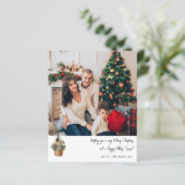 Papier Arbre de Noël rustique à petit budget V Note Photo (Debout devant)