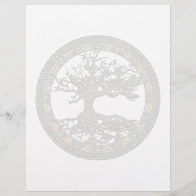 Papier Arbre de vie celtique (Devant)