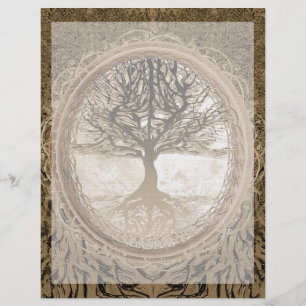 Papier Arbre de vie paisible