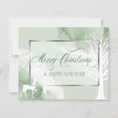 Papier Arbre d'hiver de l'arbre Abstrait de Noël (Devant)