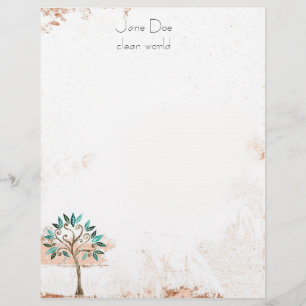 Papier arbre stationnaire