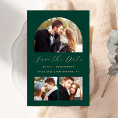 Papier Arc budgétaire 3-Photo Collage vert Enregistrer la