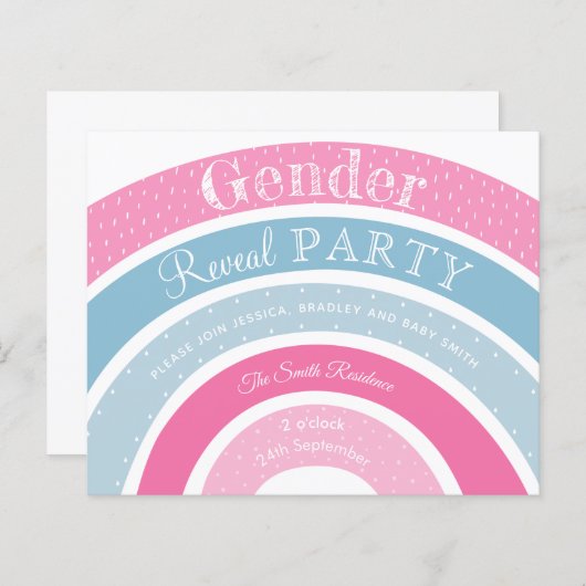 Papier Arc-en-ciel moderne géométrique Genre Reveillez In (Devant / Derrière)