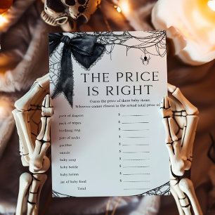 Papier Arc noir gothique Little Boo The Price Is Right