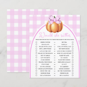 Papier Arc rose citrouille Voudrait-elle plutôt jouer