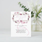 Papier Arc rose floral Elle attache la Fête des mariées d (Debout devant)