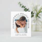 Papier Arch Photo QR Destination Mariage Enregistrer La D (Debout devant)