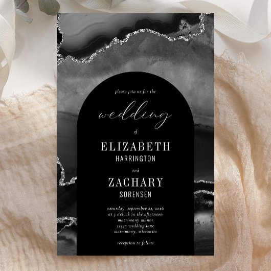 Papier Arche budgétaire Faire-part de mariage d'âge d'arg