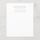 Papier Arche Faire-part de mariage (Dos)