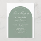 Papier Arche Faire-part de mariage (Devant)