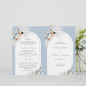 Papier Arche rose chic pastel bleu pastel et ivoire (Debout devant)