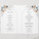 Papier Arche rose chic pastel bleu pastel et ivoire (Dos)