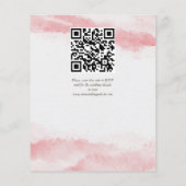 Papier Arche rose rose rose rose budget inviter (Dos)