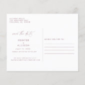 Papier Archer Save the Date (Dos)