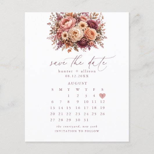 Papier Archer Save the Date (Devant)