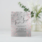 Papier Argent Rosegold MARIAGE Parties scintillant métall (Debout devant)