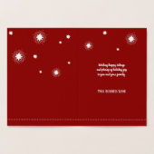 Papier argenté Carte de vacances de Noël Arbre de  (Intérieur)