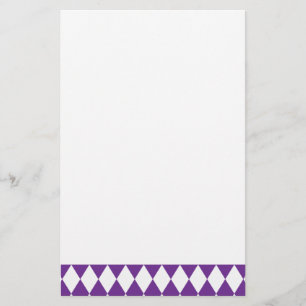 Papier Arlequin Raisin et Blanc