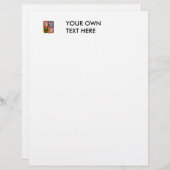 Papier Armoiries de la République tchèque (Devant / Derrière)