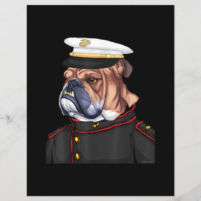 Papier Army Bulldog (Devant)