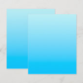 Papier Arrière - plan de dégradé de couleur bleu (Devant / Derrière)