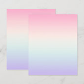 Papier Arrière - plan de dégradé pâle (Devant / Derrière)