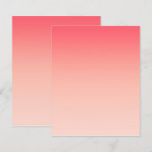 Papier Arrière - plan de dégradé rose et pêche (Devant / Derrière)
