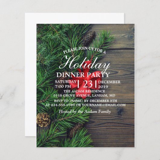 Papier arrière - plan en bois avec thème de noël (Devant / Derrière)