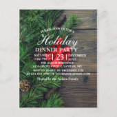 Papier arrière - plan en bois avec thème de noël (Devant)