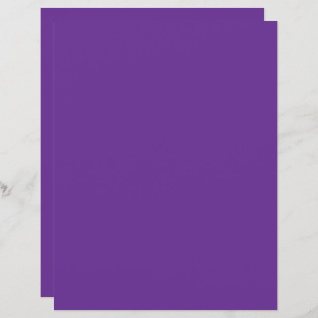 Papier arrière - plan violet avec bordure blanche (Devant / Derrière)