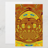 Papier Art de baseball jaune doré Imprimer (Devant / Derrière)