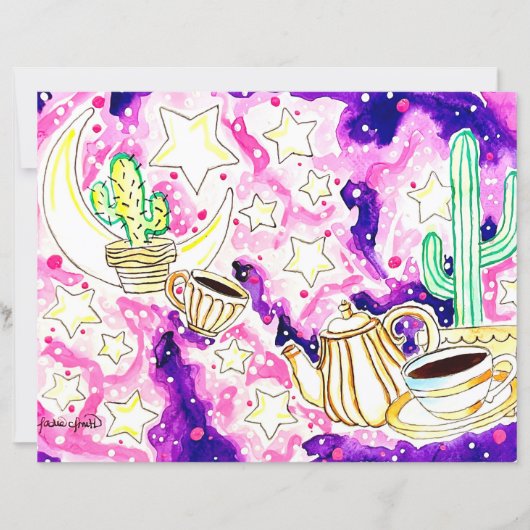 Papier Art de cactus (Devant)