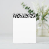 Papier Art Géométrique Noir Et Blanc 15 (Debout devant)