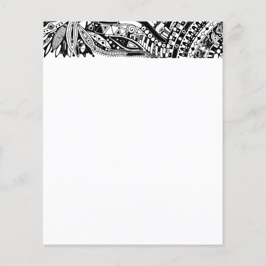 Papier Art Géométrique Noir Et Blanc 15 (Devant)