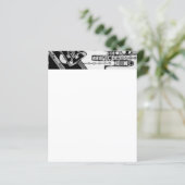 Papier Art Géométrique Noir Et Blanc 4 (Debout devant)