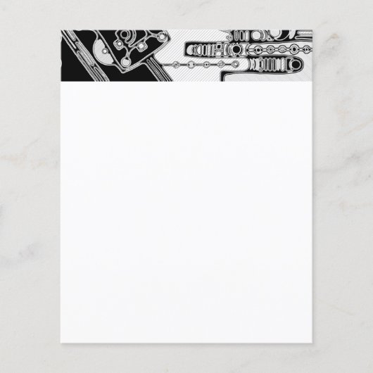 Papier Art Géométrique Noir Et Blanc 4 (Devant)
