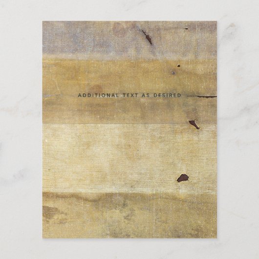 Papier Art moderne Typographie rustique Mariage Invite (Dos)