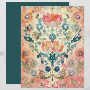 Papier Art populaire suédois Ethnique scandinave vintage
