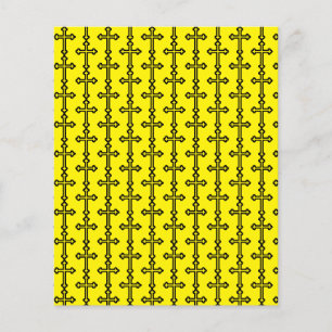 Papier Art symbolique chrétien moderne et minimaliste de