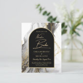 Papier Artículo de boda negro y dorado, bilingüe (Debout devant)