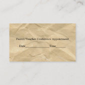 Papier artisanal Apple Dessin Carte de visite de l (Dos)